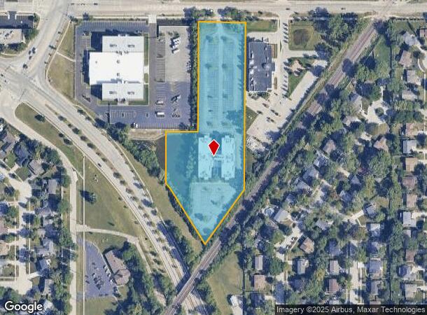  3633 W Lake Ave, Glenview, IL Parcel Map