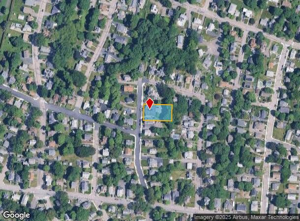 205 Hammond St, Waltham, MA Parcel Map