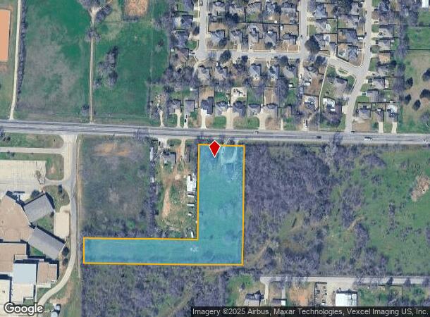 701 W Sherman Dr, Aubrey, TX Parcel Map