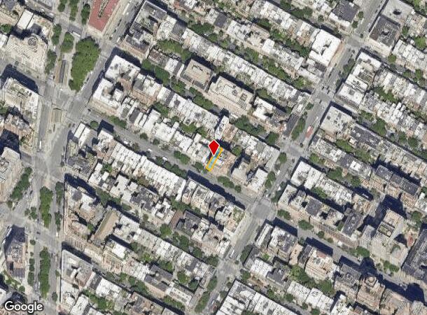  125 W 72Nd St, New York, NY Parcel Map