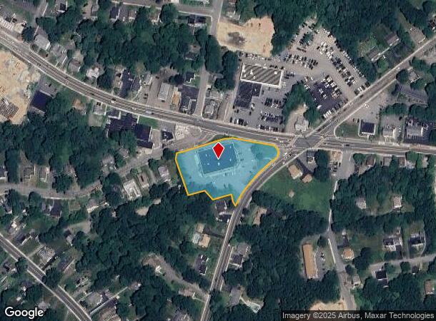  160 E Central St, Franklin, MA Parcel Map