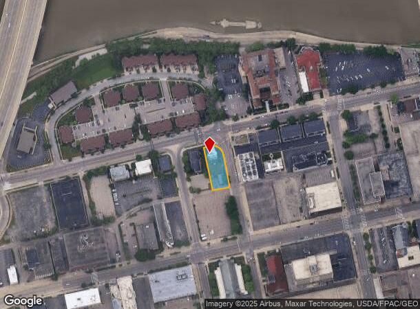 208 W Monument Ave, Dayton, OH Parcel Map