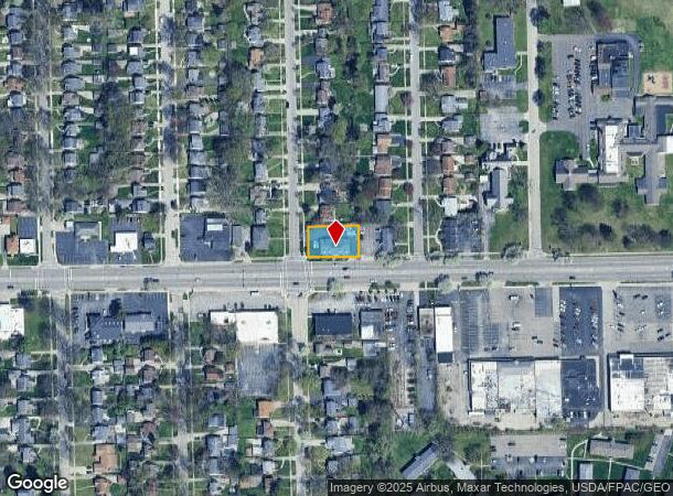  2828 W Central Ave, Toledo, OH Parcel Map