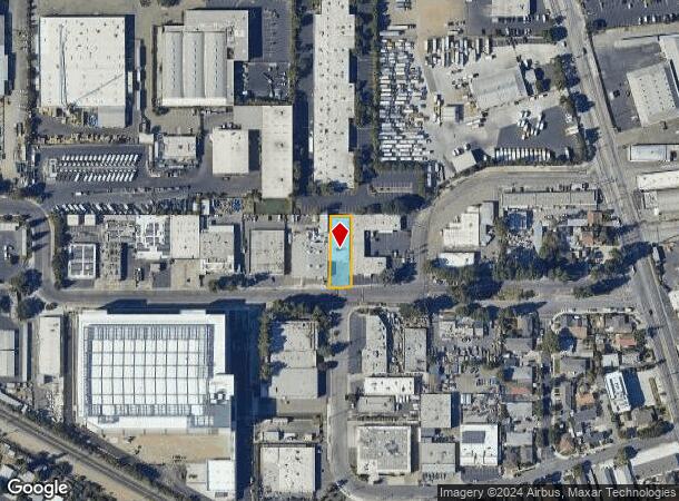  1045 Memorex Dr, Santa Clara, CA Parcel Map