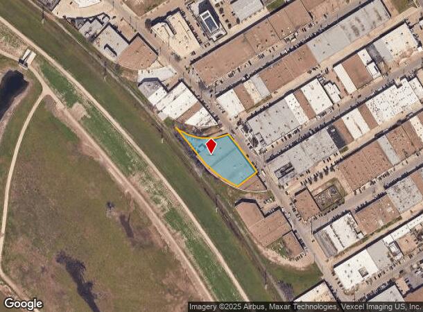  1233 E Levee St, Dallas, TX Parcel Map