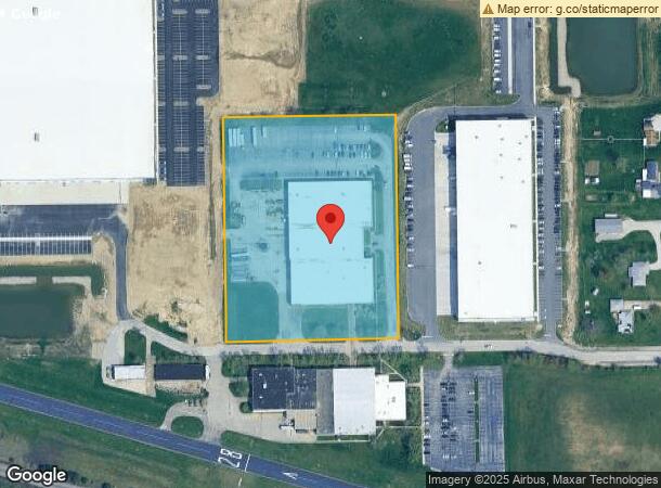  1410 S Post Rd, Indianapolis, IN Parcel Map