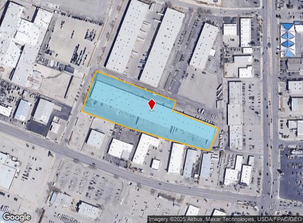  1410 Gail Borden Pl, El Paso, TX Parcel Map