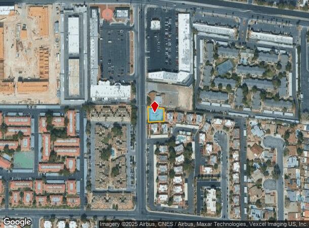  5010 Spencer St, Las Vegas, NV Parcel Map