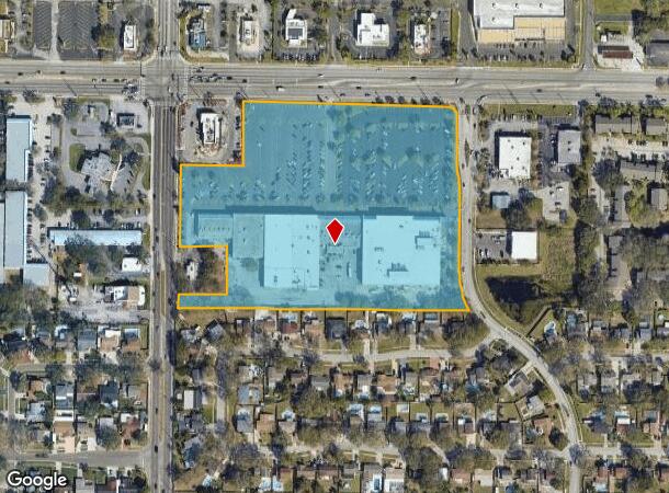  7302 W Waters Ave, Tampa, FL Parcel Map