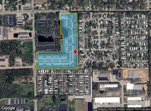 1600 Robbins Rd, Grand Haven, MI Parcel Map