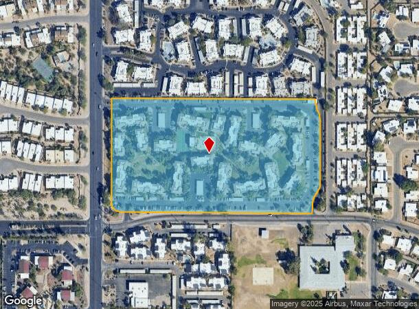  600 N Pantano Rd, Tucson, AZ Parcel Map