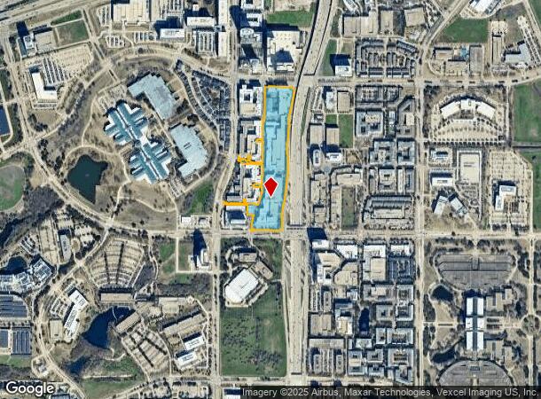 7800 Windrose Ave, Plano, TX Parcel Map