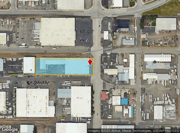  421 N Freya St, Spokane, WA Parcel Map