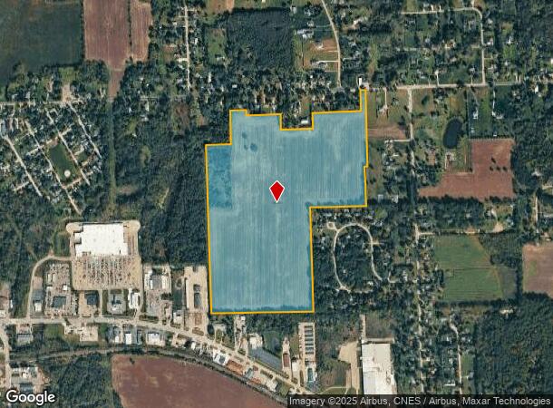 Bowers Rd, Lapeer, MI Parcel Map