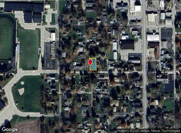 215 Garfield St, Georgetown, IL Parcel Map