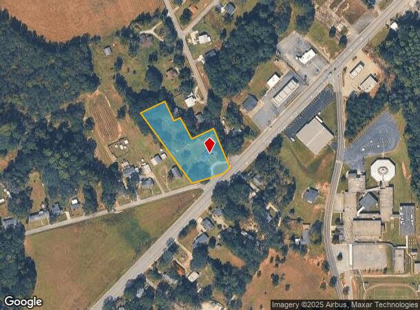 801 Anderson St, Belton, SC Parcel Map