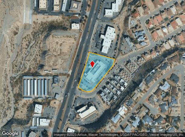 4642 N Mesa St, El Paso, TX Parcel Map