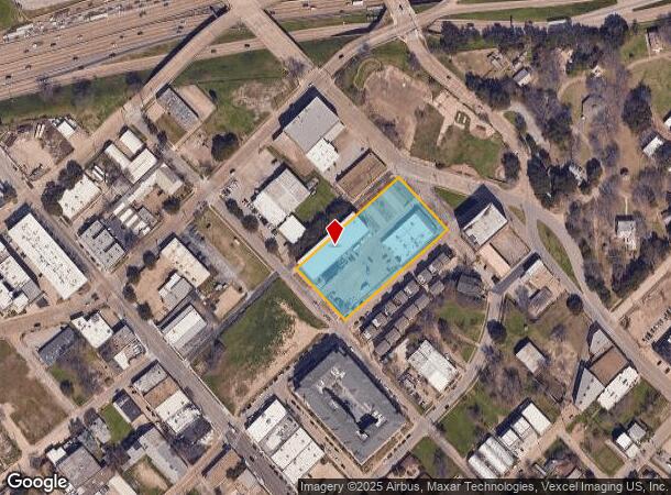  1311 S Ervay St, Dallas, TX Parcel Map