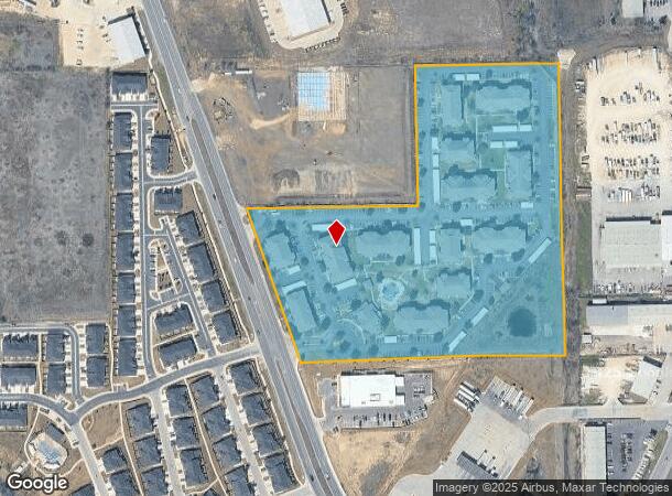  1250 Robert S Light Blvd, Buda, TX Parcel Map