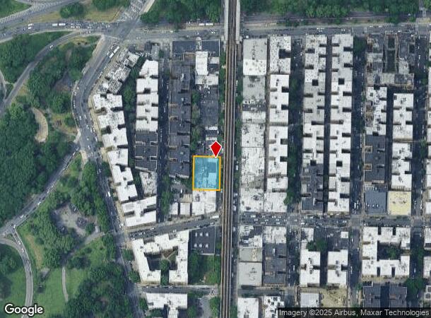  2157 White Plains Rd, Bronx, NY Parcel Map