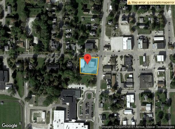  100 W Jones St, Milford, IL Parcel Map