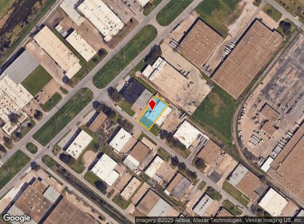 9206 Sovereign Row, Dallas, TX Parcel Map