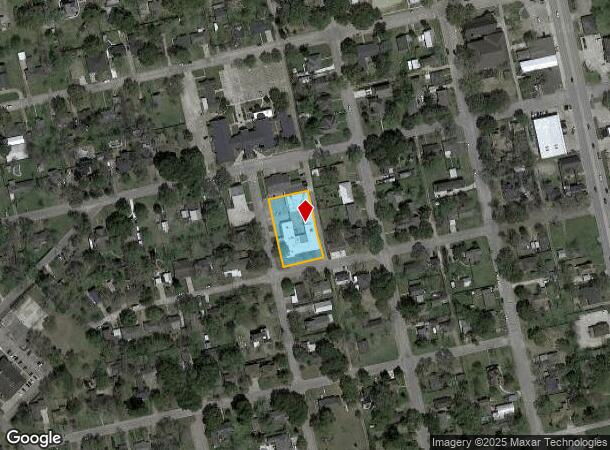  526 Ward St, Sealy, TX Parcel Map