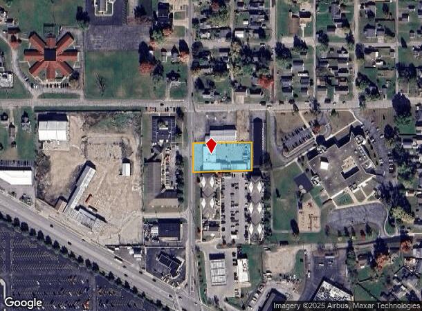 247 S Gladstone Ave, Columbus, IN Parcel Map