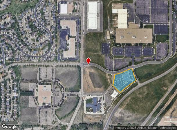  1610 Dry Creek Dr, Longmont, CO Parcel Map