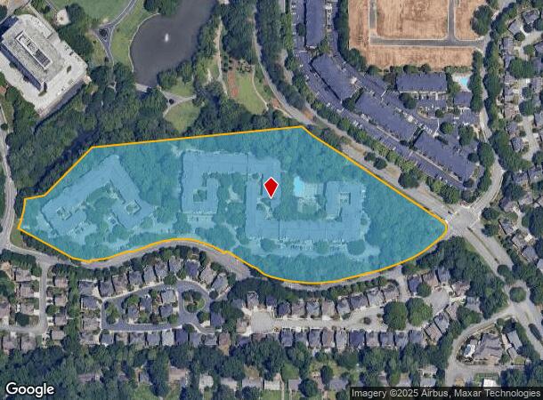  2124 Gables Dr Ne, Brookhaven, GA Parcel Map