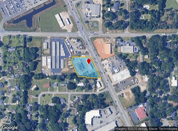 609 S Houston Lake Rd, Warner Robins, GA Parcel Map