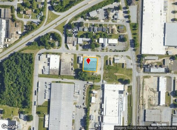 1511 Blandwood Dr, High Point, NC Parcel Map
