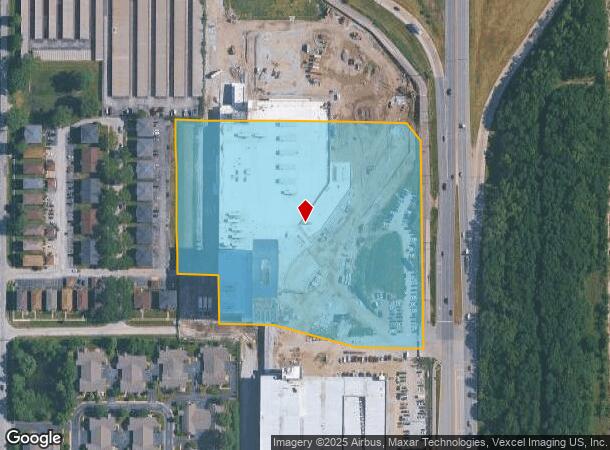 17400 S Halsted St, East Hazel Crest, IL Parcel Map