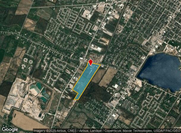 5485 E Dunbar Rd, Monroe, MI Parcel Map