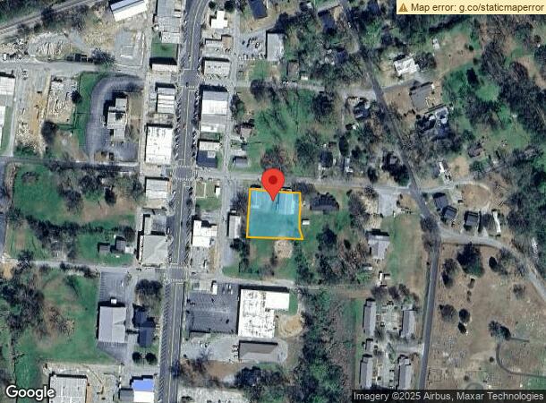  246 Burns St, Heflin, AL Parcel Map