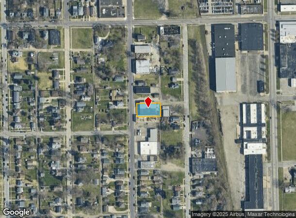  2018 Franklin St, South Bend, IN Parcel Map