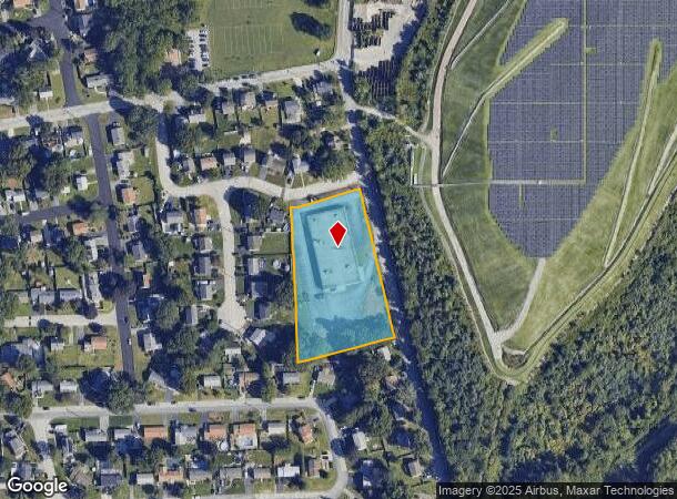  1725 Pontiac Ave, Cranston, RI Parcel Map