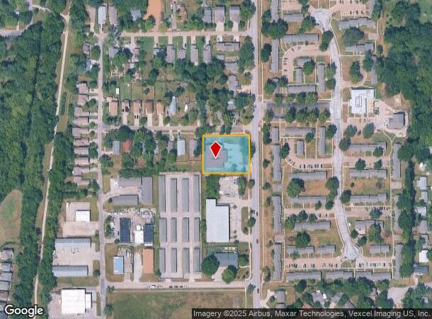 1705 Haskell Ave, Lawrence, KS Parcel Map