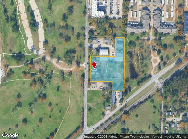 1500 N Ruddell St, Denton, TX Parcel Map