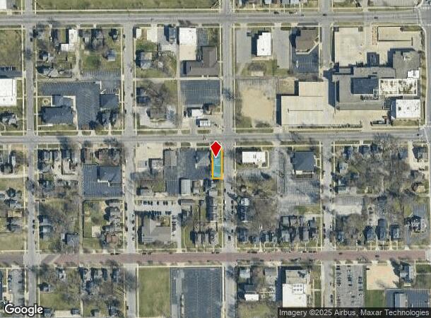  828 E Colfax Ave, South Bend, IN Parcel Map