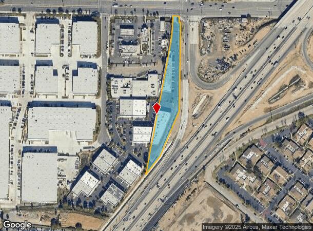  800 E Dyer Rd, Santa Ana, CA Parcel Map