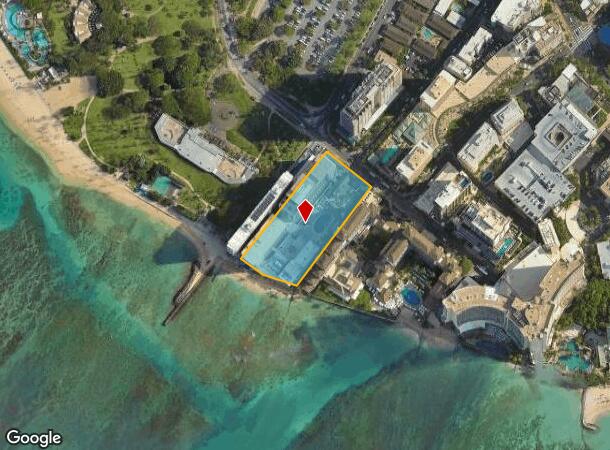  2169 Kalia Rd, Honolulu, HI Parcel Map