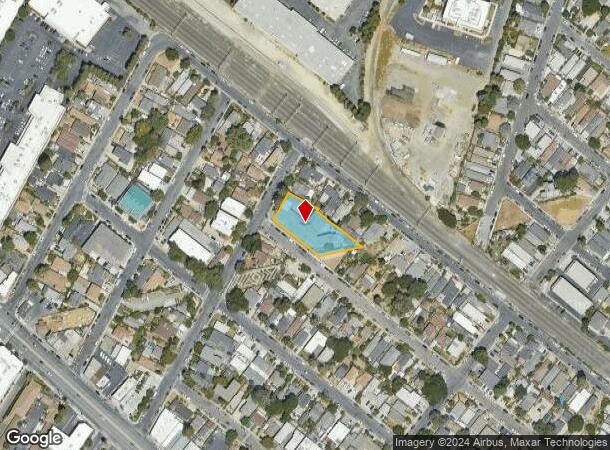  180 Buckingham Ave, Redwood City, CA Parcel Map