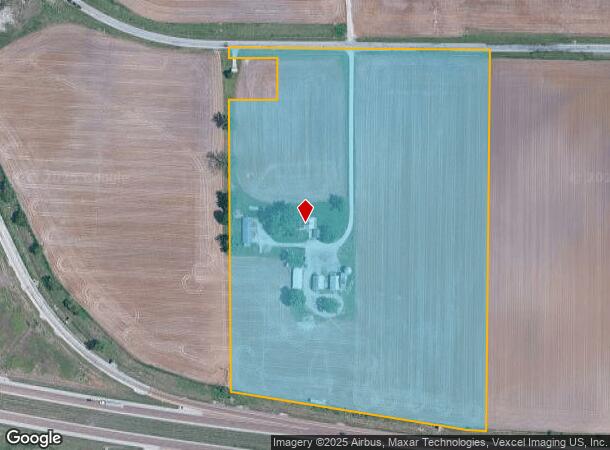 9920 Perrin Rd, Mascoutah, IL Parcel Map