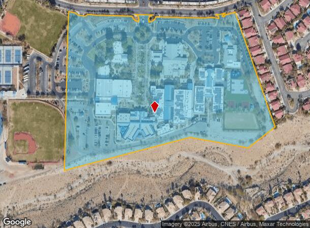  8601 Scholar Ln, Las Vegas, NV Parcel Map