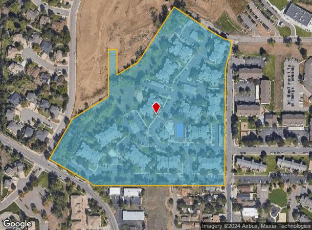  3400 S Irving St, Denver, CO Parcel Map