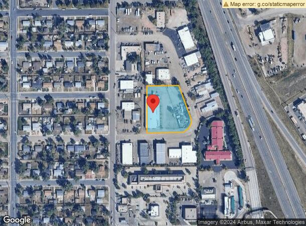  1440 Pando Ave, Colorado Springs, CO Parcel Map