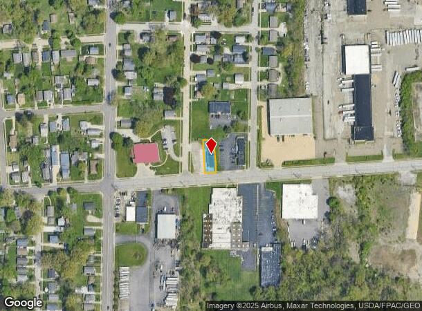 1305 E Archwood Ave, Akron, OH Parcel Map