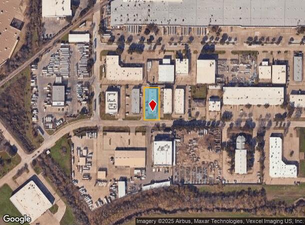  1450 Halsey Way, Carrollton, TX Parcel Map