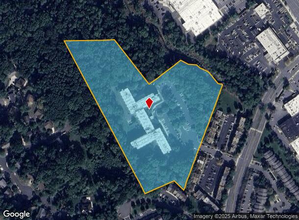  8500 Tyspring St, Vienna, VA Parcel Map